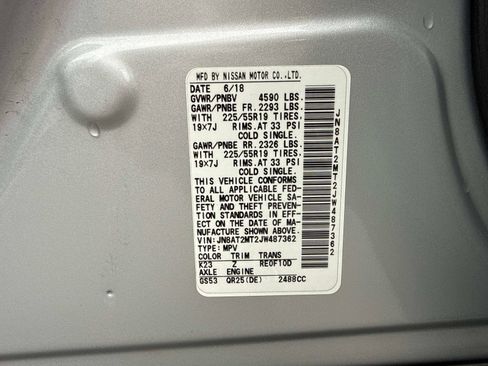 Used 2018 Nissan Rogue SL w/ Premium Package FWD image 35
