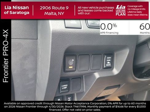 New 2026 Nissan Frontier PRO-4X w/ Pro Premium Package image 16
