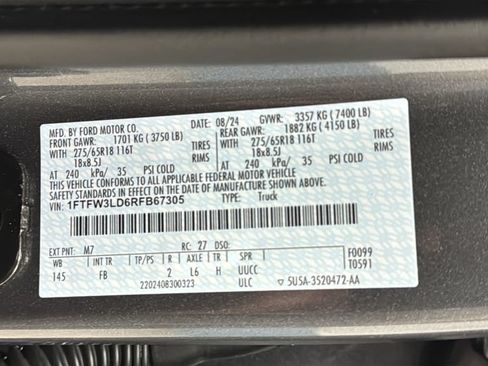 Used 2024 Ford F150 XLT w/ Equipment Group 302A MID AWD/4WD image 27