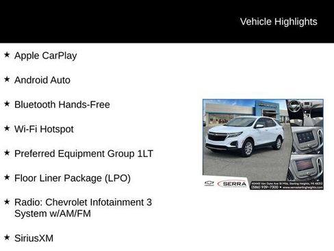 Certified 2024 Chevrolet Equinox LT w/ LPO, Floor Liner Package FWD image 4