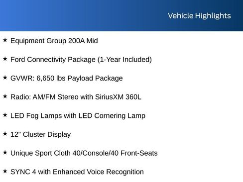New 2026 Ford F150 STX w/ Equipment Group 200A AWD/4WD image 3