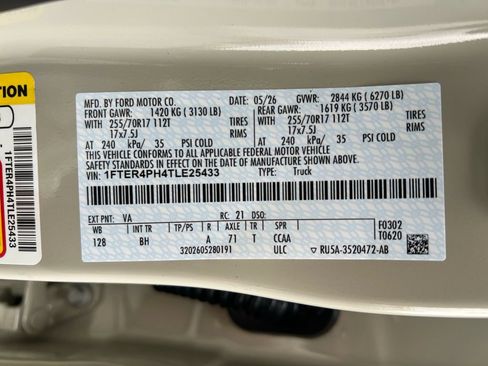 New 2026 Ford Ranger XL AWD/4WD image 31