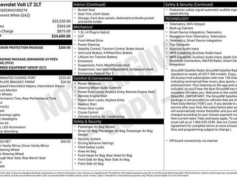 Used 2017 Chevrolet Volt LT FWD image 1