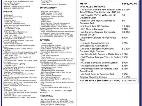 Used 2024 Porsche 718 Boxster Spyder RS w/ Light Design Package image 96