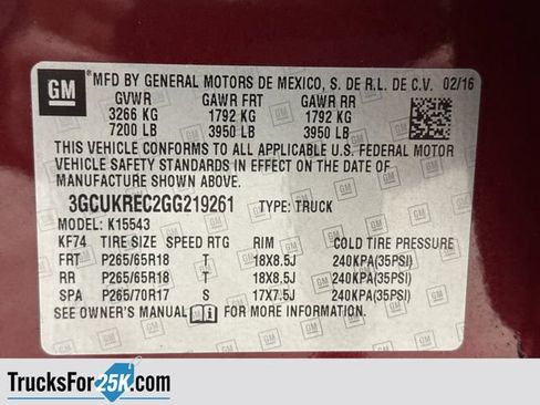 Used 2016 Chevrolet Silverado 1500 LT w/ All Star Edition image 37