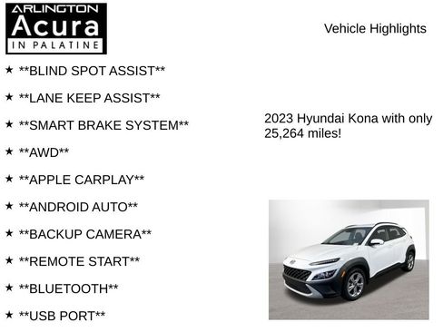Used 2023 Hyundai Kona SEL w/ Cargo Package image 7
