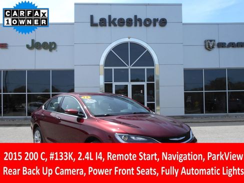 Used 2015 Chrysler 200 C w/ Navigation & Sound Group I FWD image 1