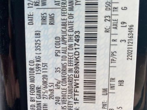 Certified 2022 Ford F150 Lariat w/ Max Trailer Tow Package AWD/4WD image 30