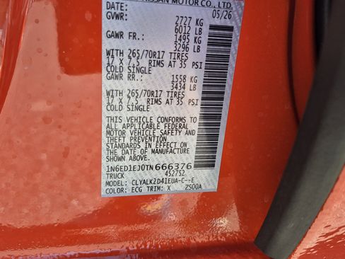 New 2026 Nissan Frontier Pro-X w/ Pro-X Convenience Package RWD image 33