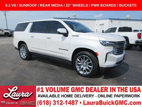 Used 2021 Chevrolet Suburban High Country w/ Premium Package 2 AWD/4WD image 1