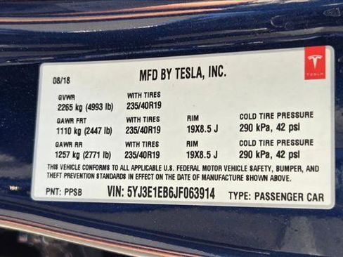 Used 2018 Tesla Model 3 Long Range AWD/4WD image 23