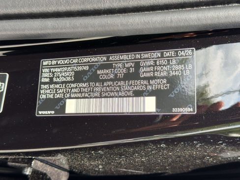 New 2026 Volvo XC90 B5 Core w/ Protection Package AWD/4WD image 25