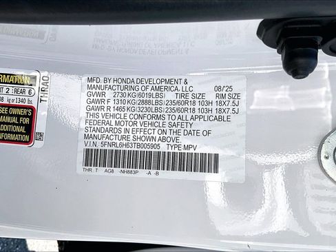 Certified 2026 Honda Odyssey EX-L image 14