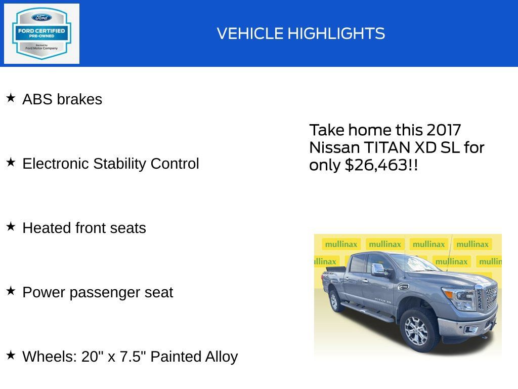 Used 2017 Nissan Titan SL AWD/4WD image 19