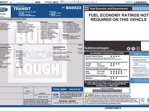 Used 2020 Ford Transit 350 XL RWD image 1