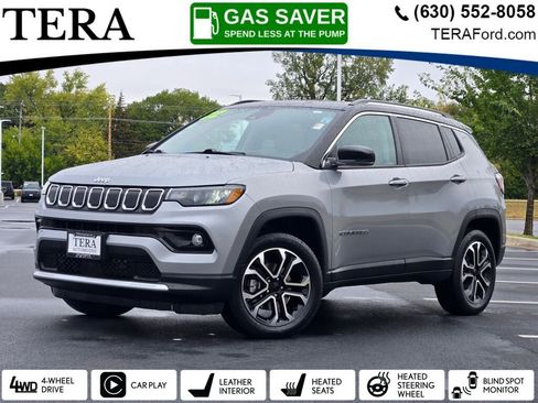 Used 2022 Jeep Compass Limited w/ Sun and Sound Group image 1
