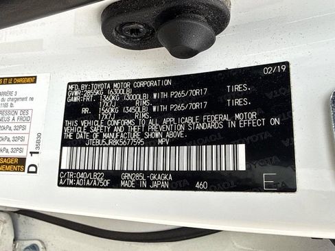 Used 2019 Toyota 4Runner SR5 Premium AWD/4WD image 30