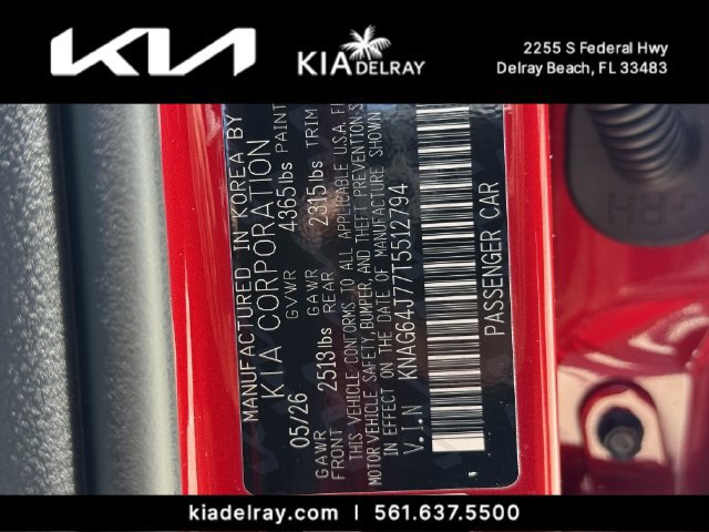 New 2026 Kia K5 GT-Line FWD image 33