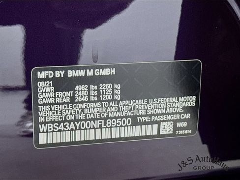 Used 2022 BMW M3 Competition w/ M Carbon Exterior Package AWD/4WD image 40