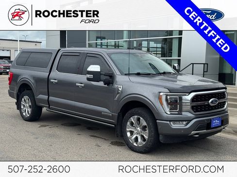 Certified 2021 Ford F150 Platinum w/ Equipment Group 701A High AWD/4WD image 1