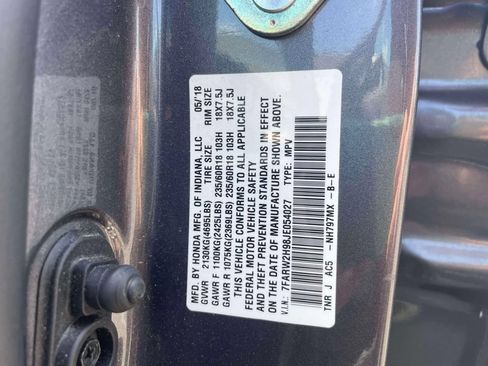 Used 2018 Honda CR-V Touring image 16