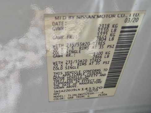 Used 2020 Nissan Murano Platinum FWD image 16