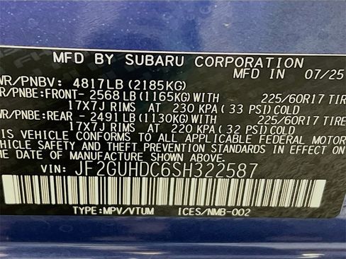 New 2025 Subaru Crosstrek 2.5i Premium image 24