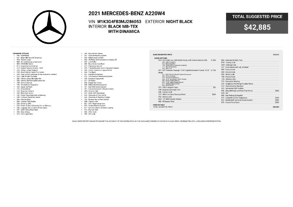 Used 2021 Mercedes-Benz A 220 4MATIC image 8