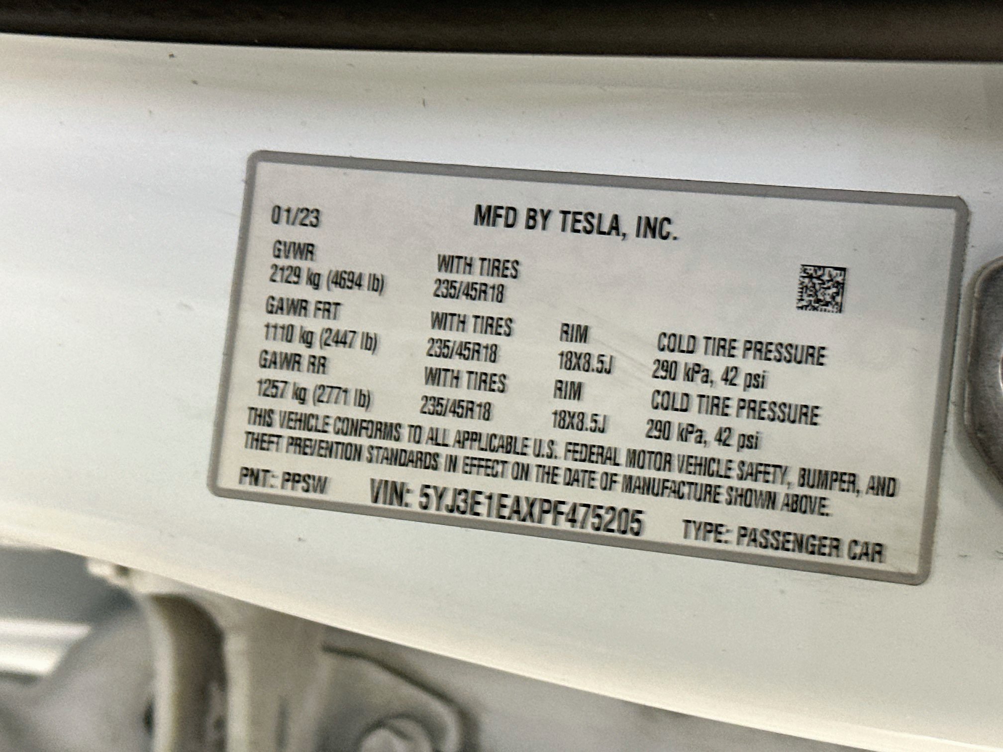 Used 2023 Tesla Model 3 Standard Range RWD image 12