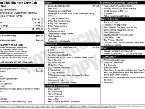 Certified 2024 RAM 2500 Big Horn w/ Bed Utility Group AWD/4WD image 6