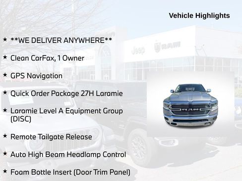 Used 2022 RAM 1500 Laramie AWD/4WD image 5