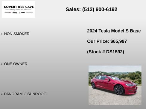 Used 2024 Tesla Model S AWD/4WD image 12