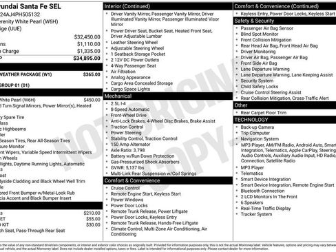 Used 2023 Hyundai Santa Fe SEL w/ Winter Weather Package FWD image 2