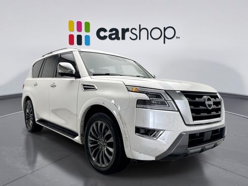 Used 2023 Nissan Armada Platinum w/ Captain's Chairs Package AWD/4WD image 7