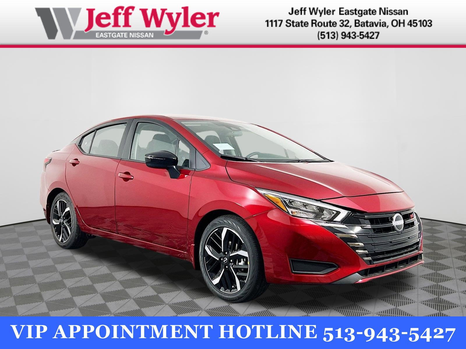 New 2025 Nissan Versa SR w/ Trunk Package FWD image 1
