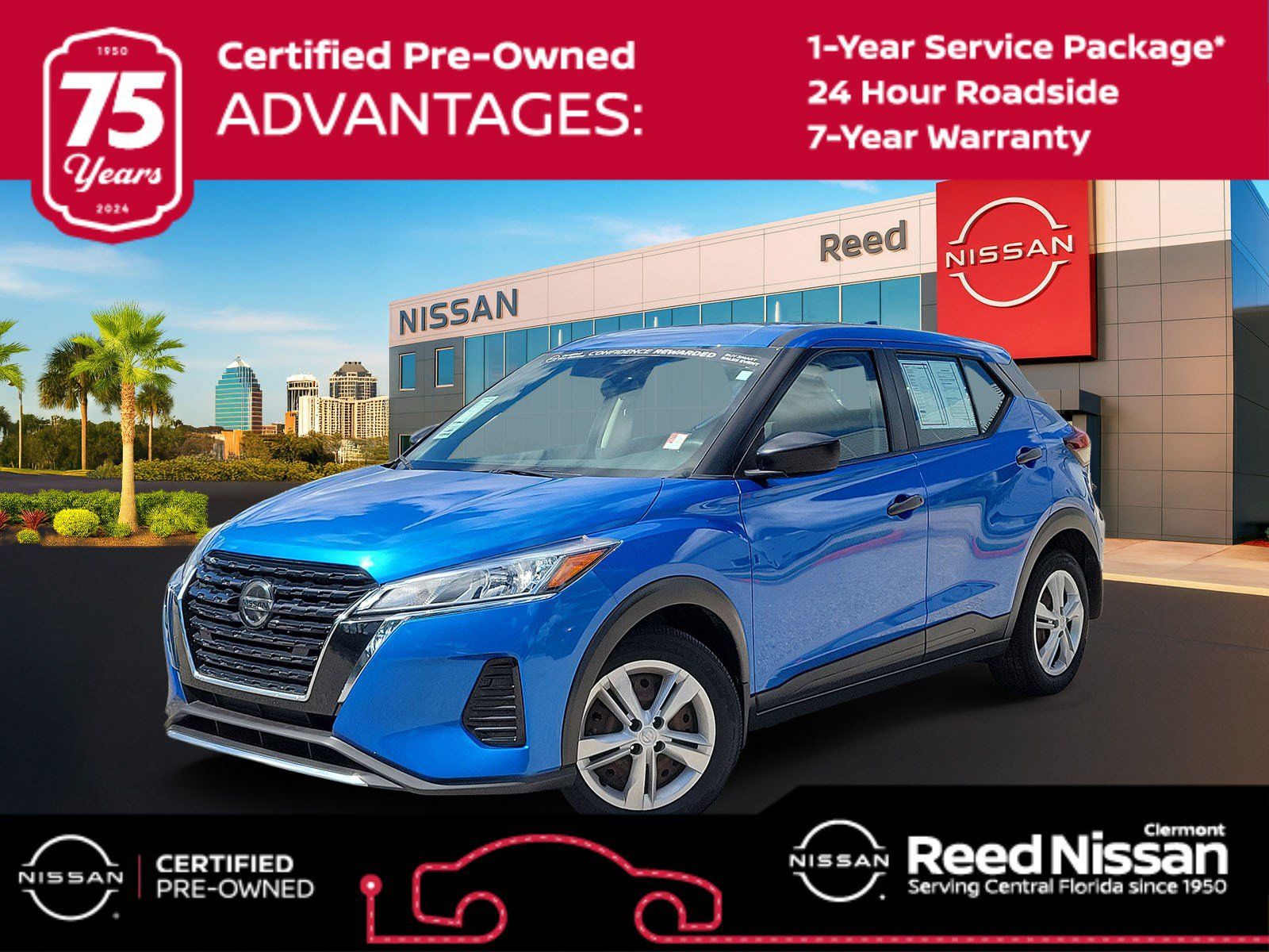 Certified 2021 Nissan Kicks S FWD image 1