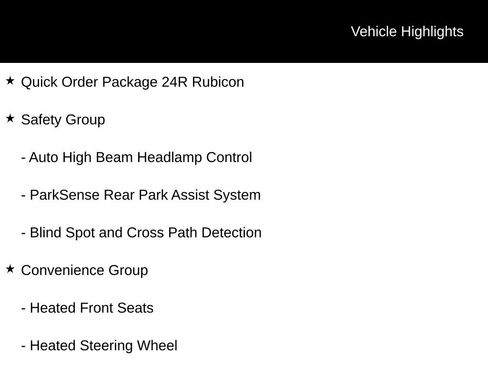 New 2026 Jeep Gladiator Rubicon w/ Safety Group AWD/4WD image 9