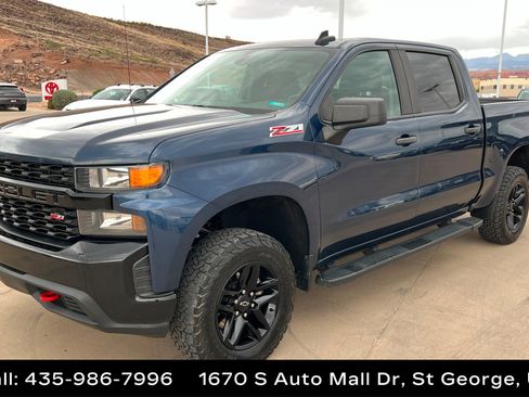 Used 2021 Chevrolet Silverado 1500 Custom Trail Boss w/ LPO, Dark Essentials Package image 1