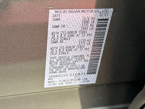 New 2025 Nissan Pathfinder SL image 35