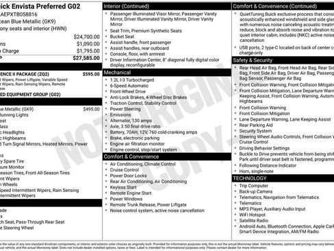 Used 2026 Buick Envista Preferred w/ Convenience II Package FWD image 5