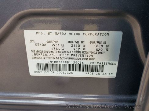 Used 2008 MAZDA MAZDA3 s Grand Touring image 25