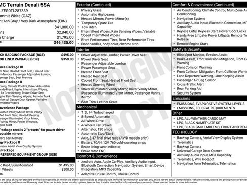 New 2026 GMC Terrain Denali w/ LPO, Black Badging Package image 47