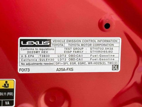 Certified 2025 Lexus NX 350h AWD w/ Accessory Package (Z2) image 29