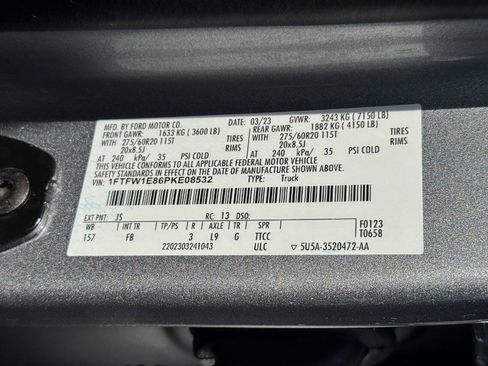 Used 2023 Ford F150 XLT w/ Equipment Group 302A High AWD/4WD image 21