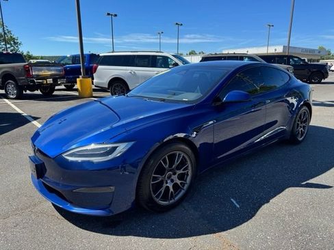 Used 2021 Tesla Model S Plaid AWD/4WD image 3