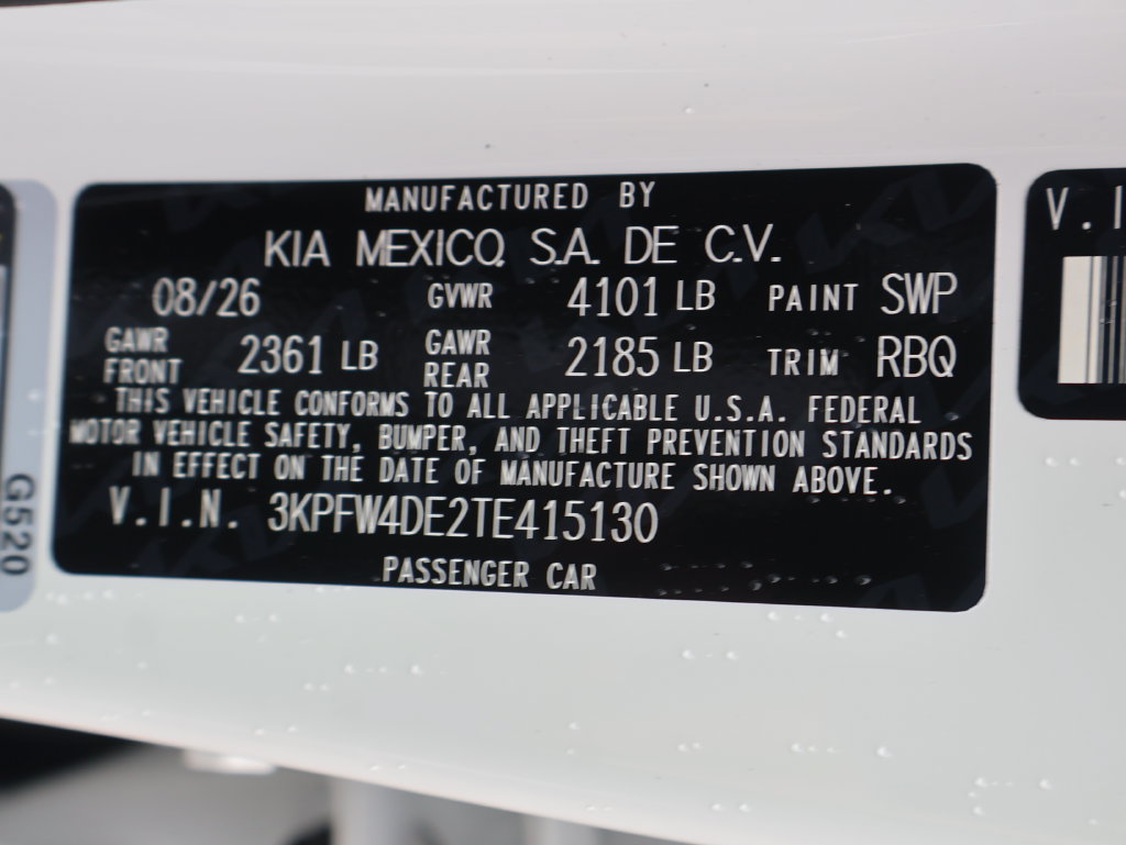 New 2026 Kia K4 EX FWD image 30