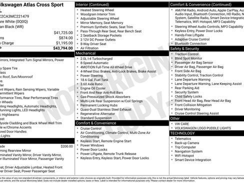 Used 2021 Volkswagen Atlas Cross Sport SEL image 3