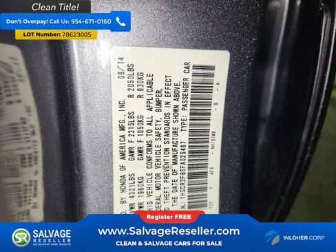 Used 2015 Honda Accord EX-L image 16