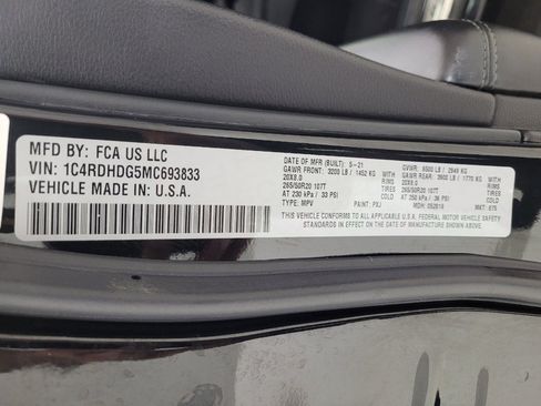 Used 2021 Dodge Durango GT w/ Blacktop Package RWD image 33
