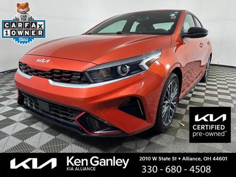 Certified 2022 Kia Forte GT-Line w/ GT-Line Premium Package FWD image 1